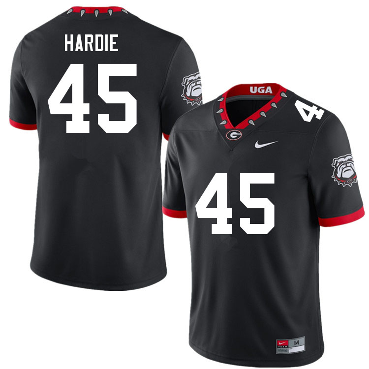 Men #45 Jacob Hardie Georgia Bulldogs College Football Jerseys Sale-100th Anniversary